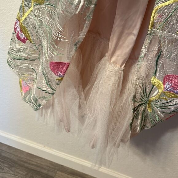 Harlyn Modcloth Floral Embroidered Midi Dress 1X - Picture 6 of 7